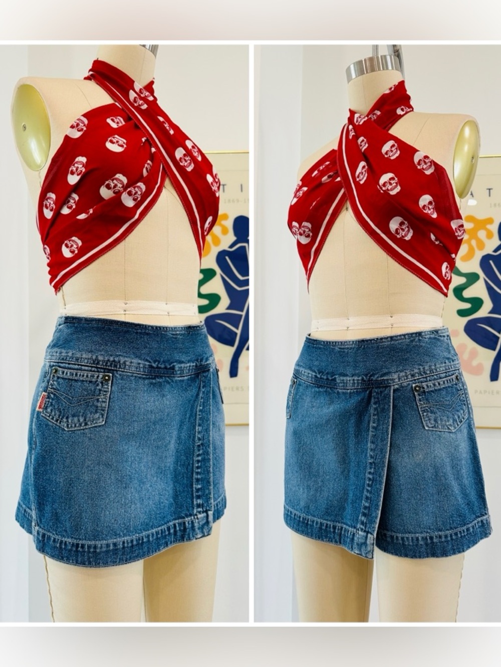 Vintage 90’s/Y2K Denim Skort